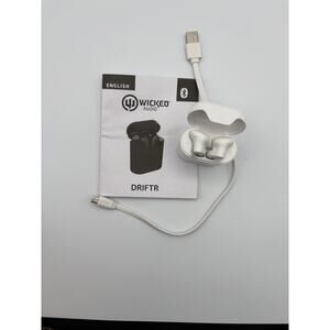 Ear buds, Driftr Wicked Audio Bluetooth, white,